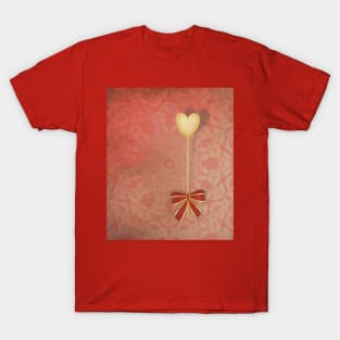 beautiful heart on texture kaleidoscope T-Shirt